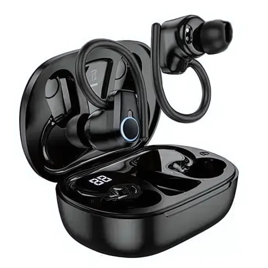 Bluetooth Handsfree In-Ear Ακουστικά με Θήκη Φόρτισης & Άγκιστρο Αυτιού Bluetooth Handsfree In-Ear Ακουστικά με Θήκη Φόρτισης & Άγκιστρο Αυτιού