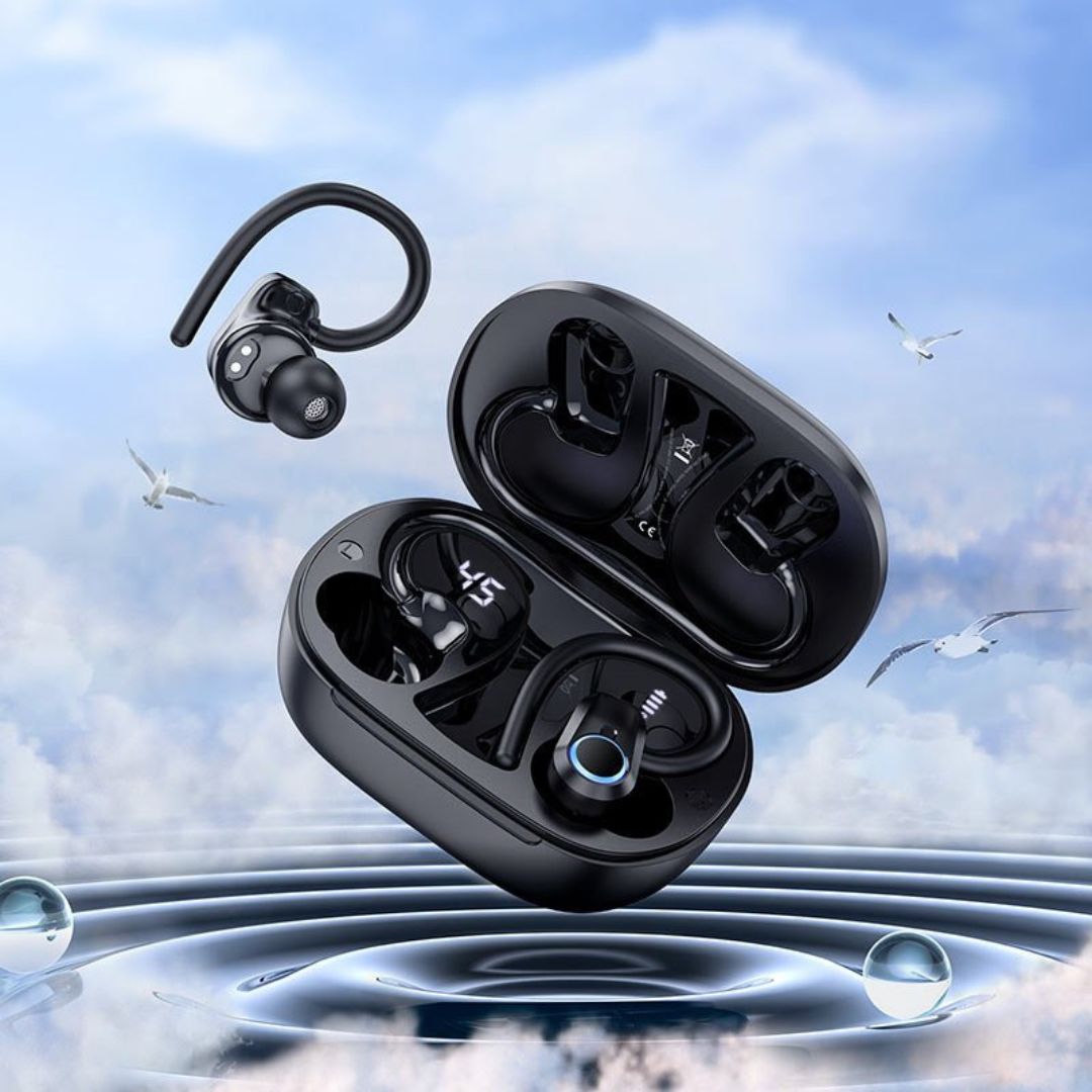 Bluetooth Handsfree In-Ear Ακουστικά με Θήκη Φόρτισης & Άγκιστρο Αυτιού Bluetooth Handsfree In-Ear Ακουστικά με Θήκη Φόρτισης & Άγκιστρο Αυτιού