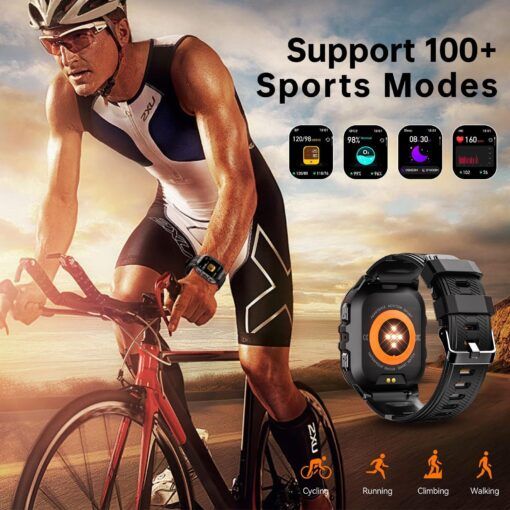 Bluetooth Smartwatch - Αδιάβροχο Ρολόι με Έγχρωμη Οθόνης Αφής Οξύμετρο Βηματομετρητή Θερμιδομετρητή Πιεσόμετρο Παρακολούθηση Ύπνου - Oukitel Πορτοκαλί BT20 Bluetooth Smartwatch - Αδιάβροχο Ρολόι με Έγχρωμη Οθόνης Αφής Οξύμετρο Βηματομετρητή Θερμιδομετρητή Πιεσόμετρο Παρακολούθηση Ύπνου - Oukitel Πορτοκαλί BT20