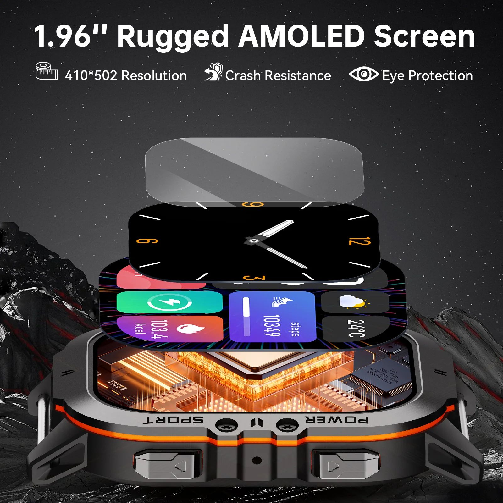 Bluetooth Smartwatch - Αδιάβροχο Ρολόι με Έγχρωμη Οθόνης Αφής Οξύμετρο Βηματομετρητή Θερμιδομετρητή Πιεσόμετρο Παρακολούθηση Ύπνου - Oukitel Πορτοκαλί BT20 Bluetooth Smartwatch - Αδιάβροχο Ρολόι με Έγχρωμη Οθόνης Αφής Οξύμετρο Βηματομετρητή Θερμιδομετρητή Πιεσόμετρο Παρακολούθηση Ύπνου - Oukitel Πορτοκαλί BT20