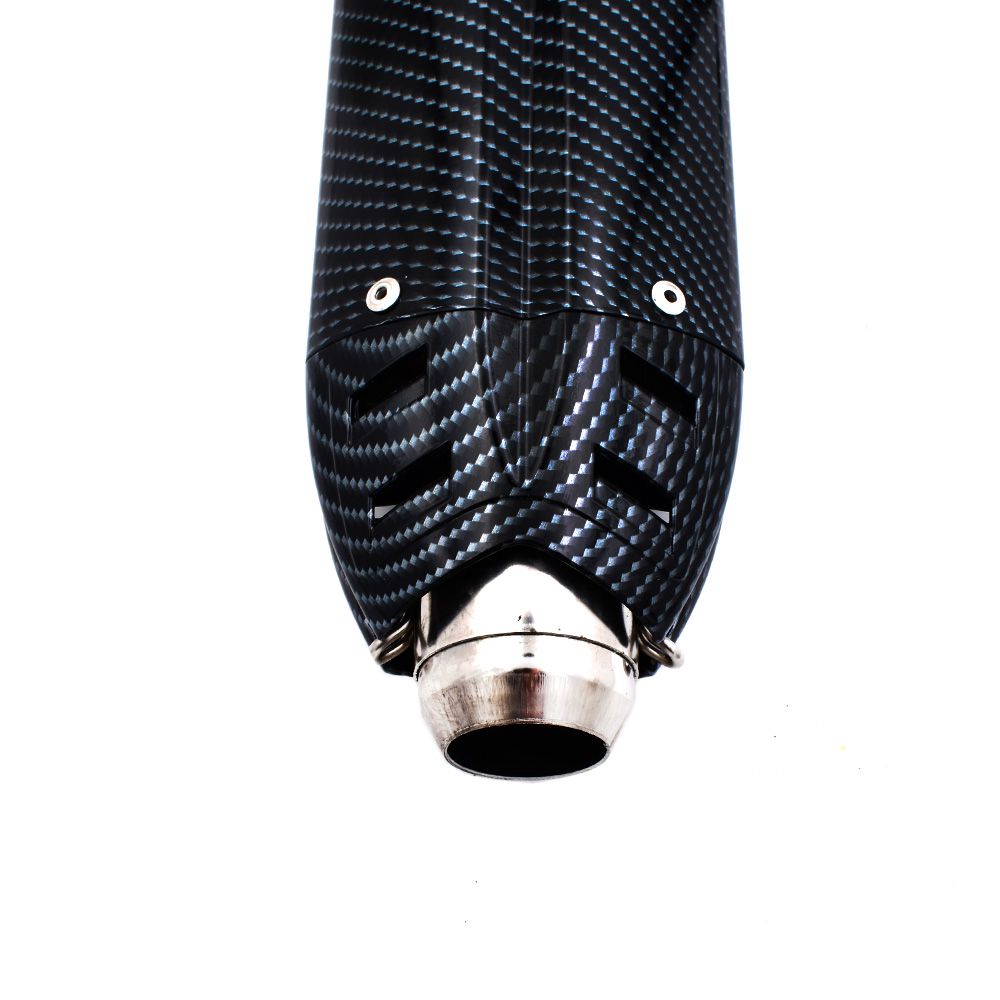 Carbon Τελικό Εξάτμισης Μηχανής με Βαθύ Ήχο 39cm - Φ 37-50mm 250cc - 1000cc Carbon Τελικό Εξάτμισης Μηχανής με Βαθύ Ήχο 39cm - Φ 37-50mm 250cc - 1000cc
