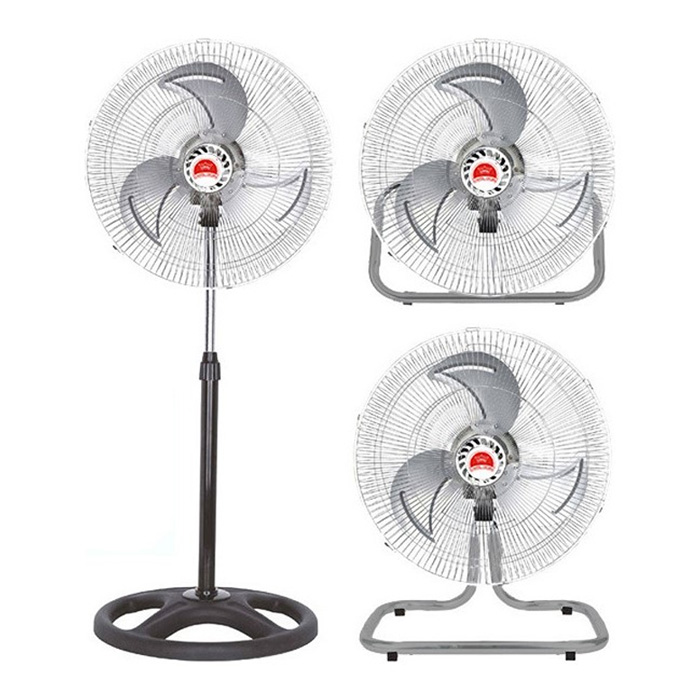 Changli Crown 3 σε 1 Ανεμιστήρας 75W με Διάμετρο 50cm & 3 Διαφορετικές Ταχύτητες Ορθοστάτης, Επιδαπέδιος & Επιτοίχιος Changli Crown 3 σε 1 Ανεμιστήρας 75W με Διάμετρο 50cm & 3 Διαφορετικές Ταχύτητες Ορθοστάτης, Επιδαπέδιος & Επιτοίχιος