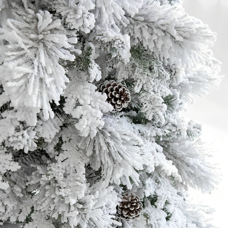 Deluxe 120 εκ. Χιονισμένο Χριστουγεννιάτικο Δέντρο με Μεταλλικό Σκελετό & Στολισμένο με Κουκουνάρια Deluxe 120 εκ. Χιονισμένο Χριστουγεννιάτικο Δέντρο με Μεταλλικό Σκελετό & Στολισμένο με Κουκουνάρια