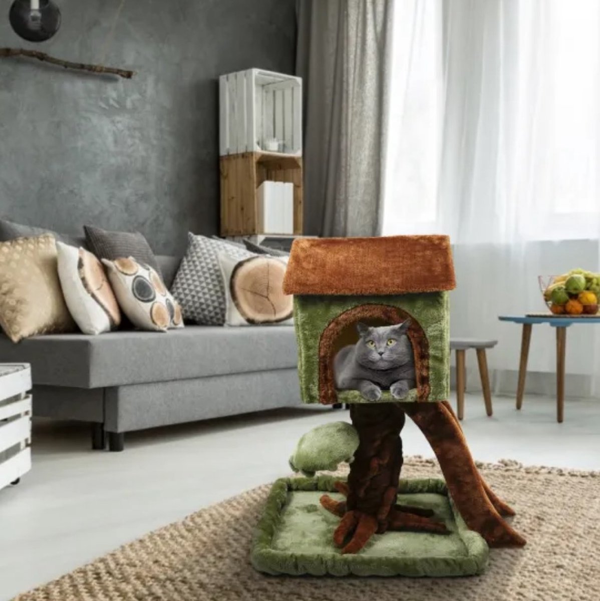 Δεντρόσπιτο για Γάτες με Ονυχοδρόμιο - Nobleza Δεντρόσπιτο για Γάτες με Ονυχοδρόμιο - Nobleza