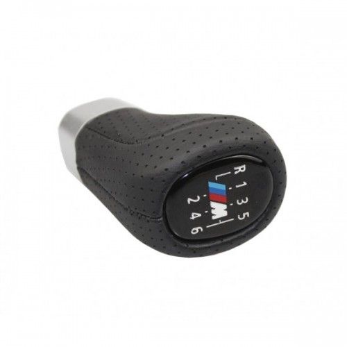 Δερμάτινο Πόμολο - Λεβιές 6 Ταχυτήτων Αυτοκινήτου Οβἀλ για BMW Δερμάτινο Πόμολο - Λεβιές 6 Ταχυτήτων Αυτοκινήτου Οβἀλ για BMW