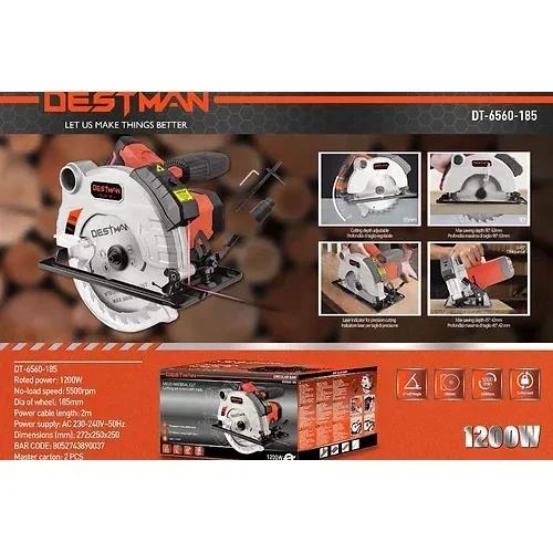 DESTMAN Ηλεκτρικό Δισκοπρίονο 1200W με Σύστημα Αναρρόφησης DESTMAN Ηλεκτρικό Δισκοπρίονο 1200W με Σύστημα Αναρρόφησης