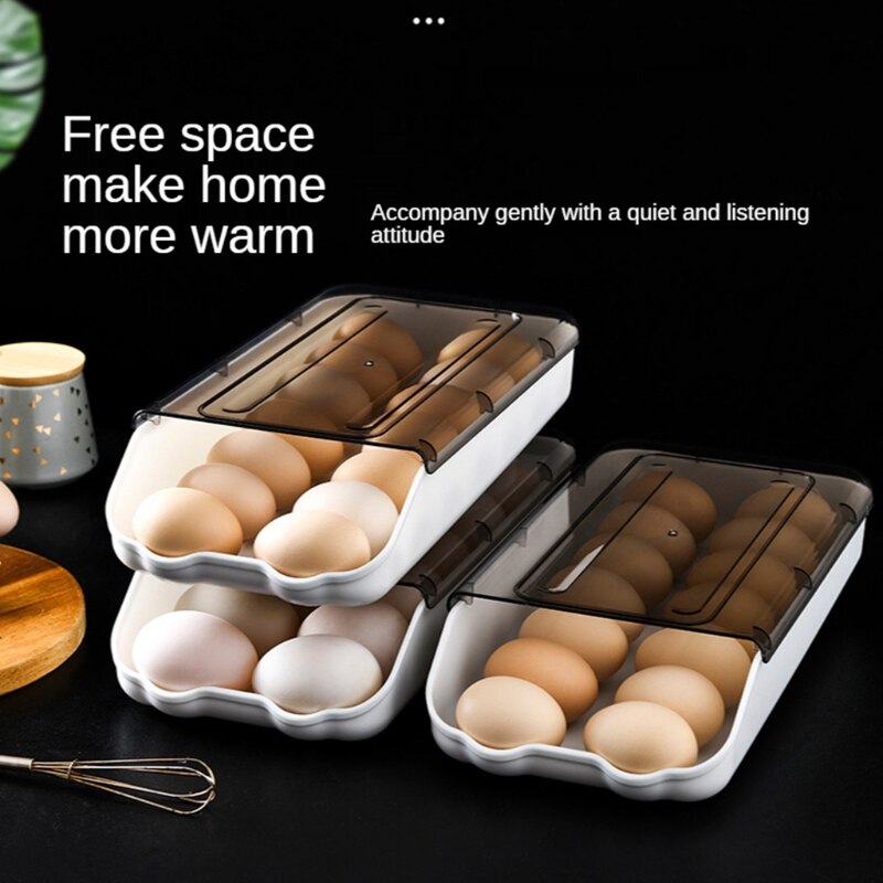 Διάφανη Θήκη Αυγών Ψυγείου Πλαστική 16 Θέσεων 32x17x7cm Διάφανη Θήκη Αυγών Ψυγείου Πλαστική 16 Θέσεων 32x17x7cm