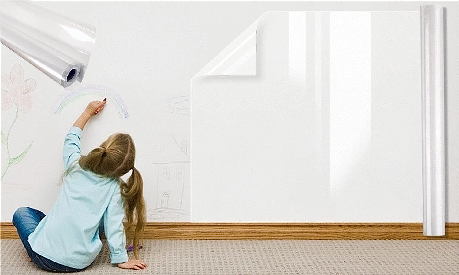 Διάφανο Ρολό Προστατευτικό Τοίχου 6m x 60cm - Χωρίς Κόλλα - Ηλεκτροστατική Εφαρμογή - Αόρατη Επιφάνεια Ταπετσαρία Πολλαπλών Χρήσεων Διάφανο Ρολό Προστατευτικό Τοίχου 6m x 60cm - Χωρίς Κόλλα - Ηλεκτροστατική Εφαρμογή - Αόρατη Επιφάνεια Ταπετσαρία Πολλαπλών Χρήσεων