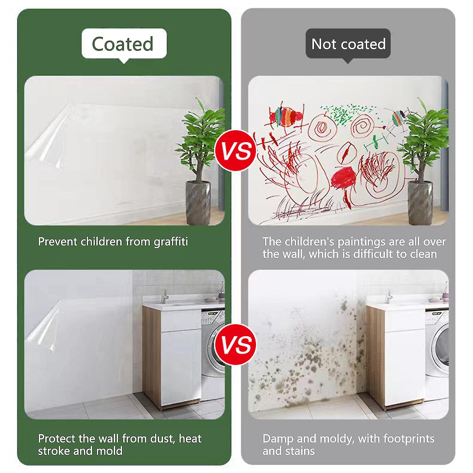 Διάφανο Ρολό Προστατευτικό Τοίχου 6m x 60cm - Χωρίς Κόλλα - Ηλεκτροστατική Εφαρμογή - Αόρατη Επιφάνεια Ταπετσαρία Πολλαπλών Χρήσεων Διάφανο Ρολό Προστατευτικό Τοίχου 6m x 60cm - Χωρίς Κόλλα - Ηλεκτροστατική Εφαρμογή - Αόρατη Επιφάνεια Ταπετσαρία Πολλαπλών Χρήσεων