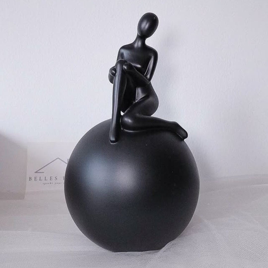 Διακοσμητική Φιγούρα Ανθρώπου Πάνω σε Σφαίρα 12x19cm Διακοσμητική Φιγούρα Ανθρώπου Πάνω σε Σφαίρα 12x19cm