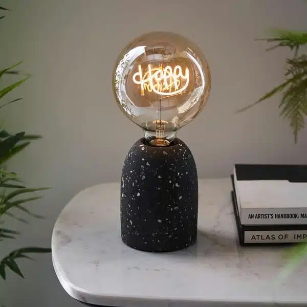 LED Λάμπα Filament 4W- 220V 250LM 1800K Φυσικό Λευκό- Επιγραφή Happy LED Λάμπα Filament 4W- 220V 250LM 1800K Φυσικό Λευκό- Επιγραφή Happy