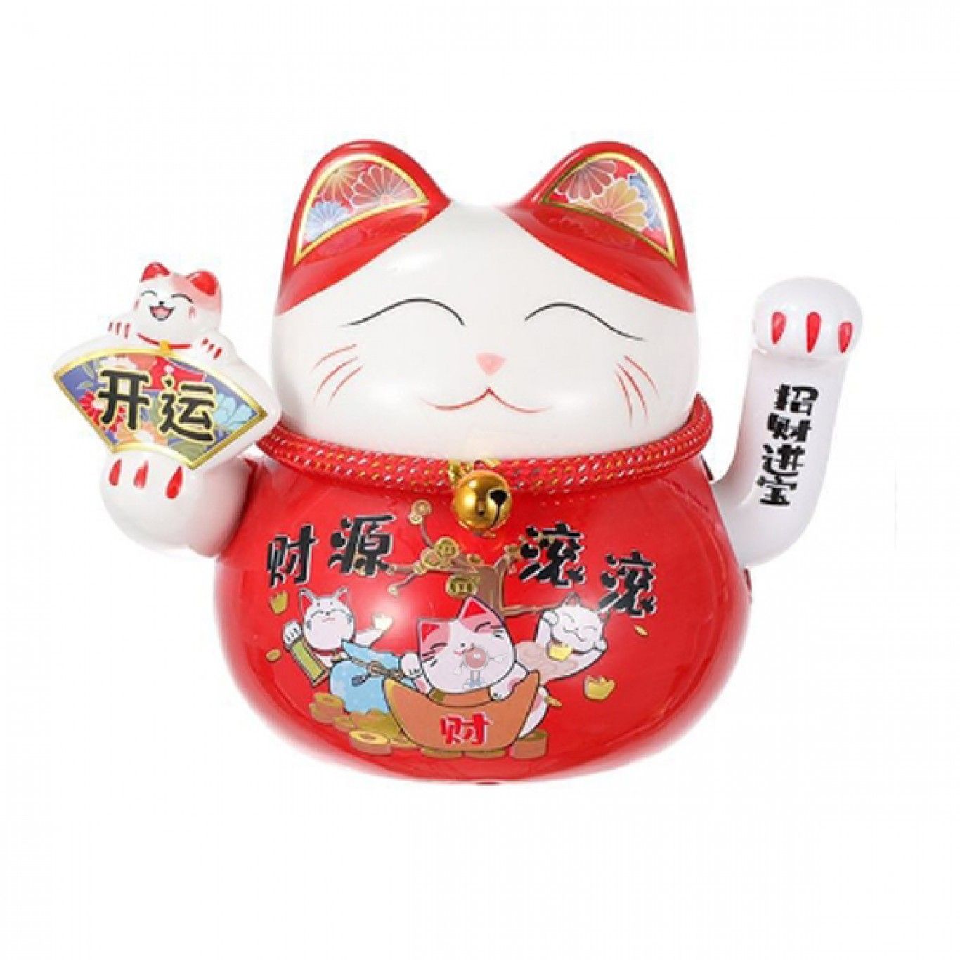 Διακοσμητική Τυχερή Λευκή Γάτα Καλωσορίσματος 16×12cm - Feng Shui Cat Διακοσμητική Τυχερή Λευκή Γάτα Καλωσορίσματος 16×12cm - Feng Shui Cat