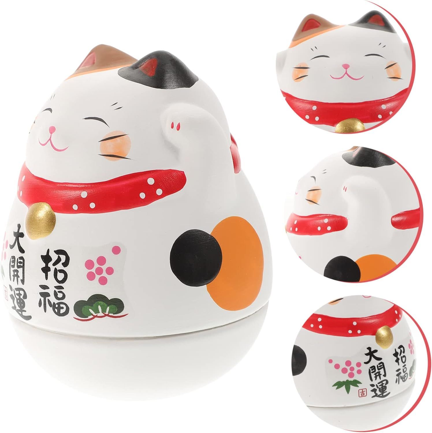 Διακοσμητική Τυχερή Λευκή Γάτα Κεραμική 6×8.5cm - Feng Shui Cat Διακοσμητική Τυχερή Λευκή Γάτα Κεραμική 6×8.5cm - Feng Shui Cat