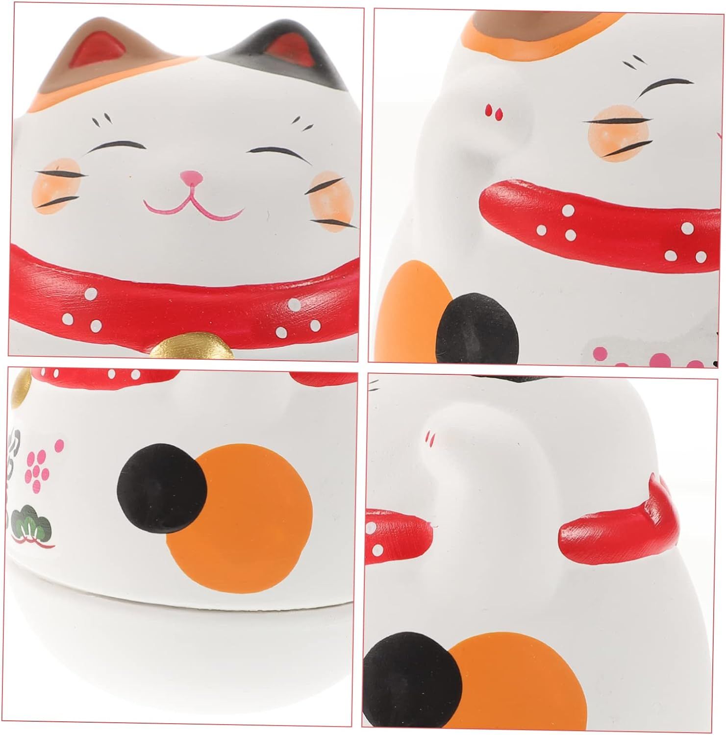 Διακοσμητική Τυχερή Λευκή Γάτα Κεραμική 6×8.5cm - Feng Shui Cat Διακοσμητική Τυχερή Λευκή Γάτα Κεραμική 6×8.5cm - Feng Shui Cat