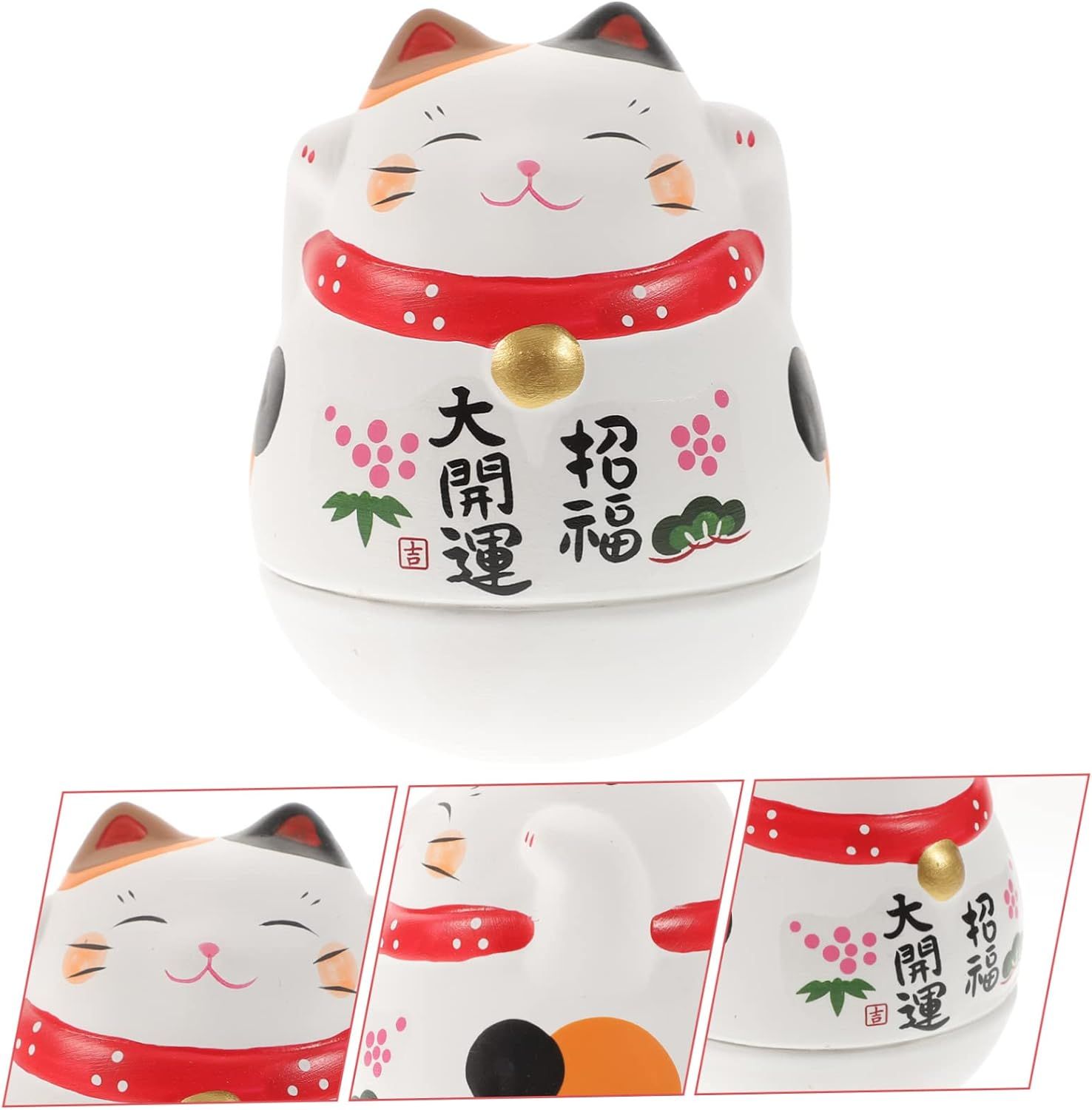 Διακοσμητική Τυχερή Λευκή Γάτα Κεραμική 6×8.5cm - Feng Shui Cat Διακοσμητική Τυχερή Λευκή Γάτα Κεραμική 6×8.5cm - Feng Shui Cat