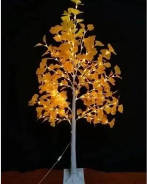 Διακοσμητικό Δέντρο Οπτικών Ινών και Φωτισμού LED Κίτρινο-Λευκό Διακοσμητικό Δέντρο Οπτικών Ινών και Φωτισμού LED Κίτρινο-Λευκό