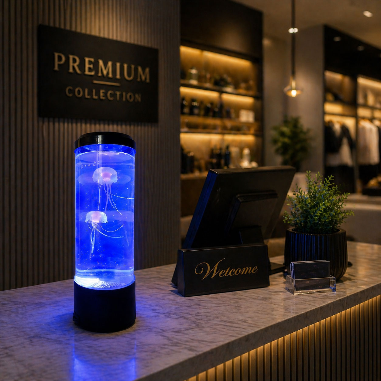 Διακοσμητικό Ενυδρείο RGB με Μέδουσες – Ηχείο Bluetooth και Φωτιστικό LED Διακοσμητικό Ενυδρείο RGB με Μέδουσες – Ηχείο Bluetooth και Φωτιστικό LED