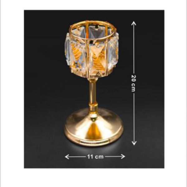 Διακοσμητικό επιτραπέζιο κηροπήγιο 20x11cm Διακοσμητικό επιτραπέζιο κηροπήγιο 20x11cm