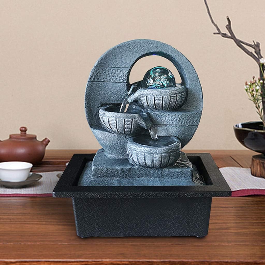 Διακοσμητικό Feng Shui Συντριβάνι Καταρράκτης με Φωτισμό LED - 26 x 23 x 18 εκ Διακοσμητικό Feng Shui Συντριβάνι Καταρράκτης με Φωτισμό LED - 26 x 23 x 18 εκ