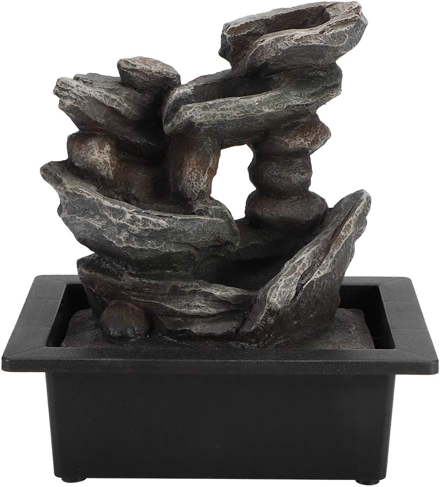 Διακοσμητικό Feng Shui Συντριβάνι Καταρράκτης με Φωτισμό LED - 28 x 23 x 18 εκ Διακοσμητικό Feng Shui Συντριβάνι Καταρράκτης με Φωτισμό LED - 28 x 23 x 18 εκ