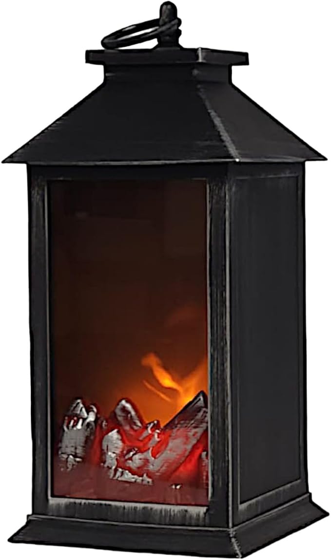 Διακοσμητικό Φωτιστικό Φανάρι – Τζάκι LED με Εφέ Φλόγας 13.5×34.5cm Μπρούτζινο Χρώμα Διακοσμητικό Φωτιστικό Φανάρι – Τζάκι LED με Εφέ Φλόγας 13.5×34.5cm Μπρούτζινο Χρώμα