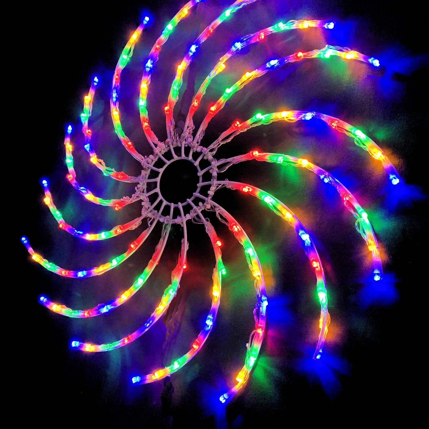 Διακοσμητικό Φωτιστικό LED Spinner Rainbow Πολύχρωμο 70cm Διακοσμητικό Φωτιστικό LED Spinner Rainbow Πολύχρωμο 70cm
