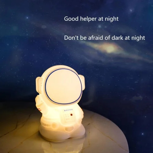 Διακοσμητικό Φωτιστικό Σιλικόνης Αστροναύτης με USB 10 cm x 13,5 cm x 9 cm Διακοσμητικό Φωτιστικό Σιλικόνης Αστροναύτης με USB 10 cm x 13,5 cm x 9 cm