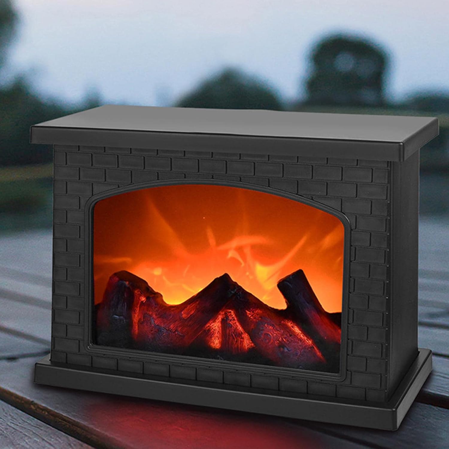 Διακοσμητικό Φωτιστικό Τζάκι LED με Εφέ Φλόγας 20x11.5x30cm Διακοσμητικό Φωτιστικό Τζάκι LED με Εφέ Φλόγας 20x11.5x30cm