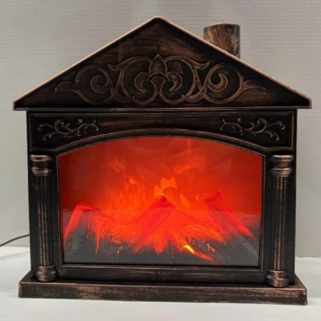 Διακοσμητικό Φωτιστικό Τζάκι LED με Εφέ Φλόγας 26x12x27cm Διακοσμητικό Φωτιστικό Τζάκι LED με Εφέ Φλόγας 26x12x27cm