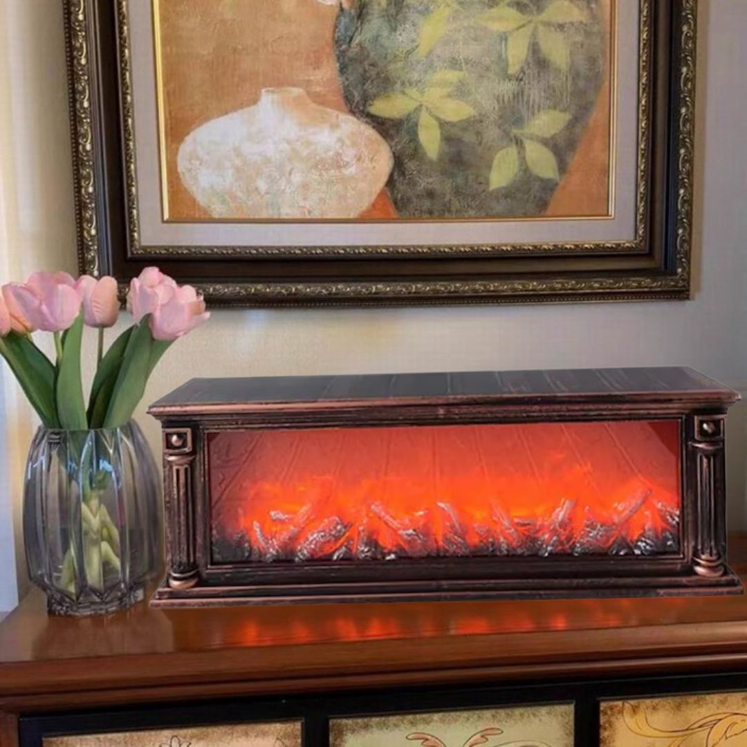 Διακοσμητικό Φωτιστικό Τζάκι LED με Εφέ Φλόγας 62.5 x 21 x 12cm Διακοσμητικό Φωτιστικό Τζάκι LED με Εφέ Φλόγας 62.5 x 21 x 12cm