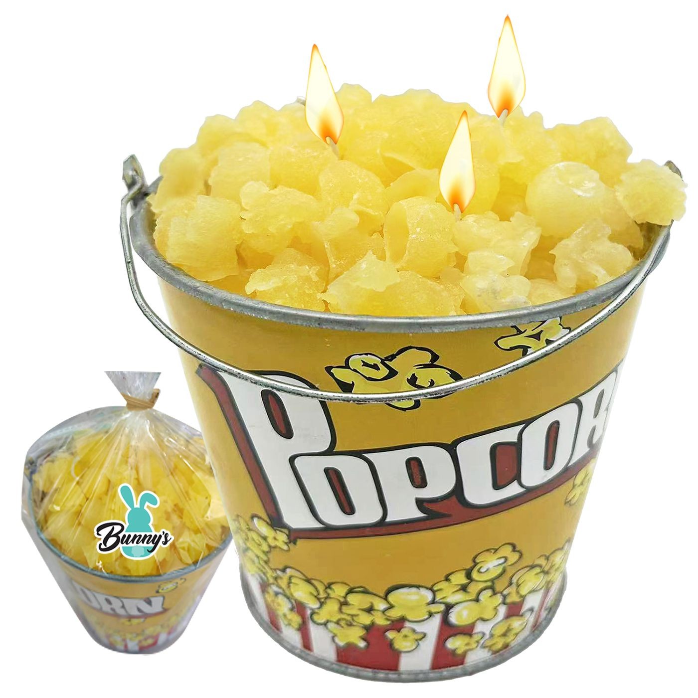 Διακοσμητικό Κερί Pop Corn 15x14cm – Πρωτότυπο Κερί Ποπ Κορν Διακοσμητικό Κερί Pop Corn 15x14cm – Πρωτότυπο Κερί Ποπ Κορν