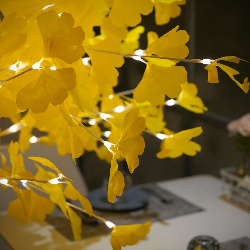 Διακοσμητικό LED Φωτιζόμενο Δέντρο με Κίτρινα Φύλλα 180cm Διακοσμητικό LED Φωτιζόμενο Δέντρο με Κίτρινα Φύλλα 180cm