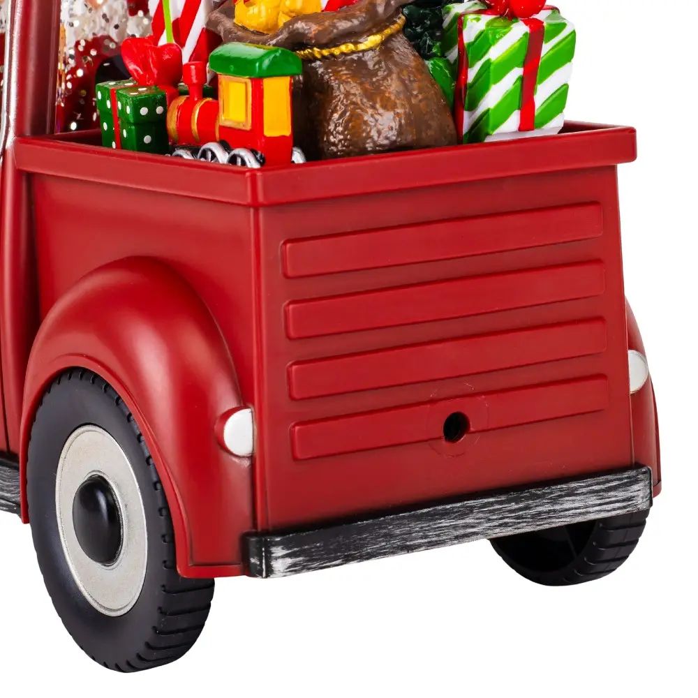 Διακοσμητικό με Χριστουγεννιάτικες Φιγούρες, Μουσική και Εφέ Ασημόσκονης 22x9.5cm Διακοσμητικό με Χριστουγεννιάτικες Φιγούρες, Μουσική και Εφέ Ασημόσκονης 22x9.5cm