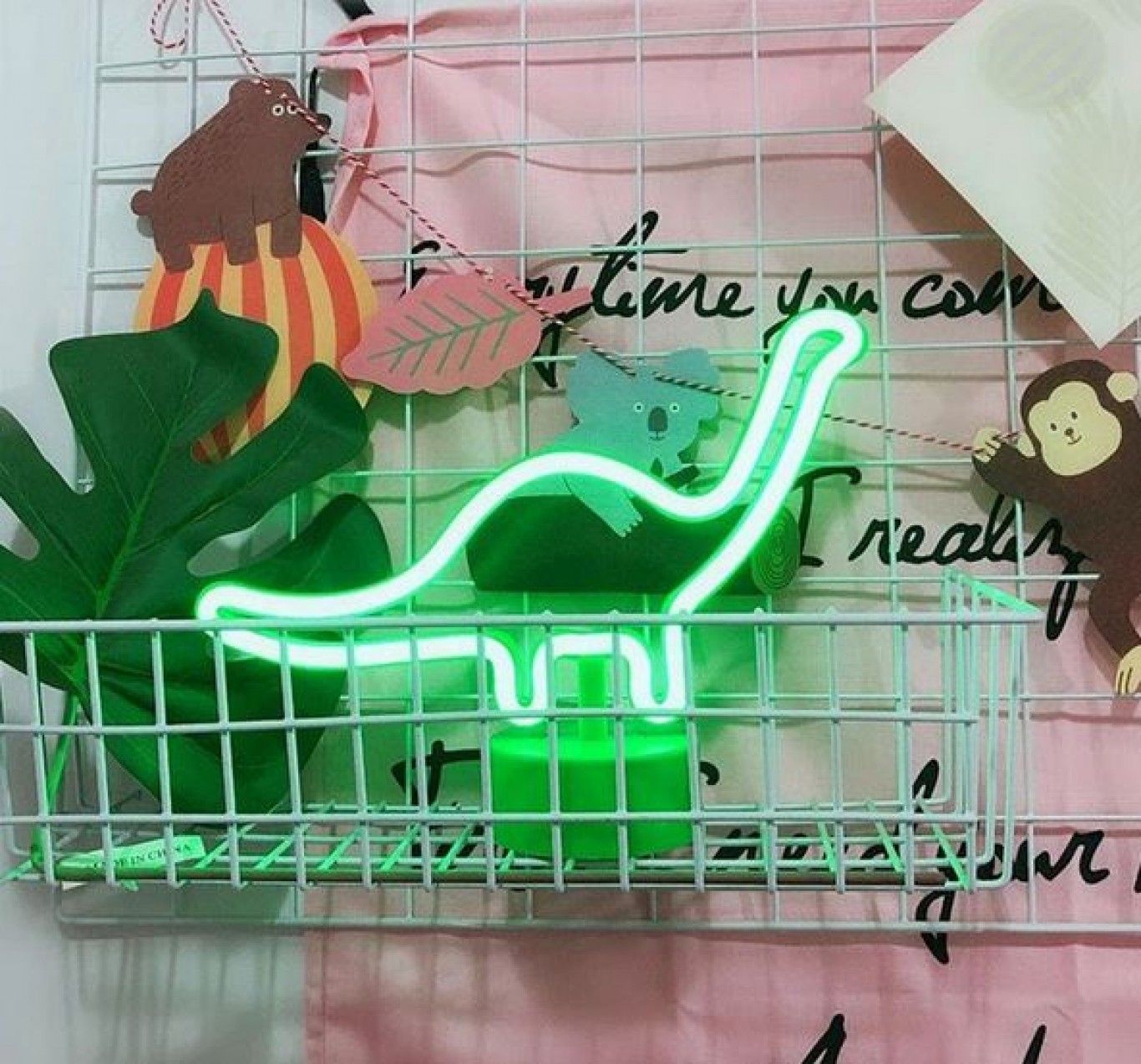 Διακοσμητικό Neon LED Φωτιστικό Δεινόσαυρος σε Πράσινο Χρώμα Decoration Lamp Dinosaur 19x32 cm Διακοσμητικό Neon LED Φωτιστικό Δεινόσαυρος σε Πράσινο Χρώμα Decoration Lamp Dinosaur 19x32 cm