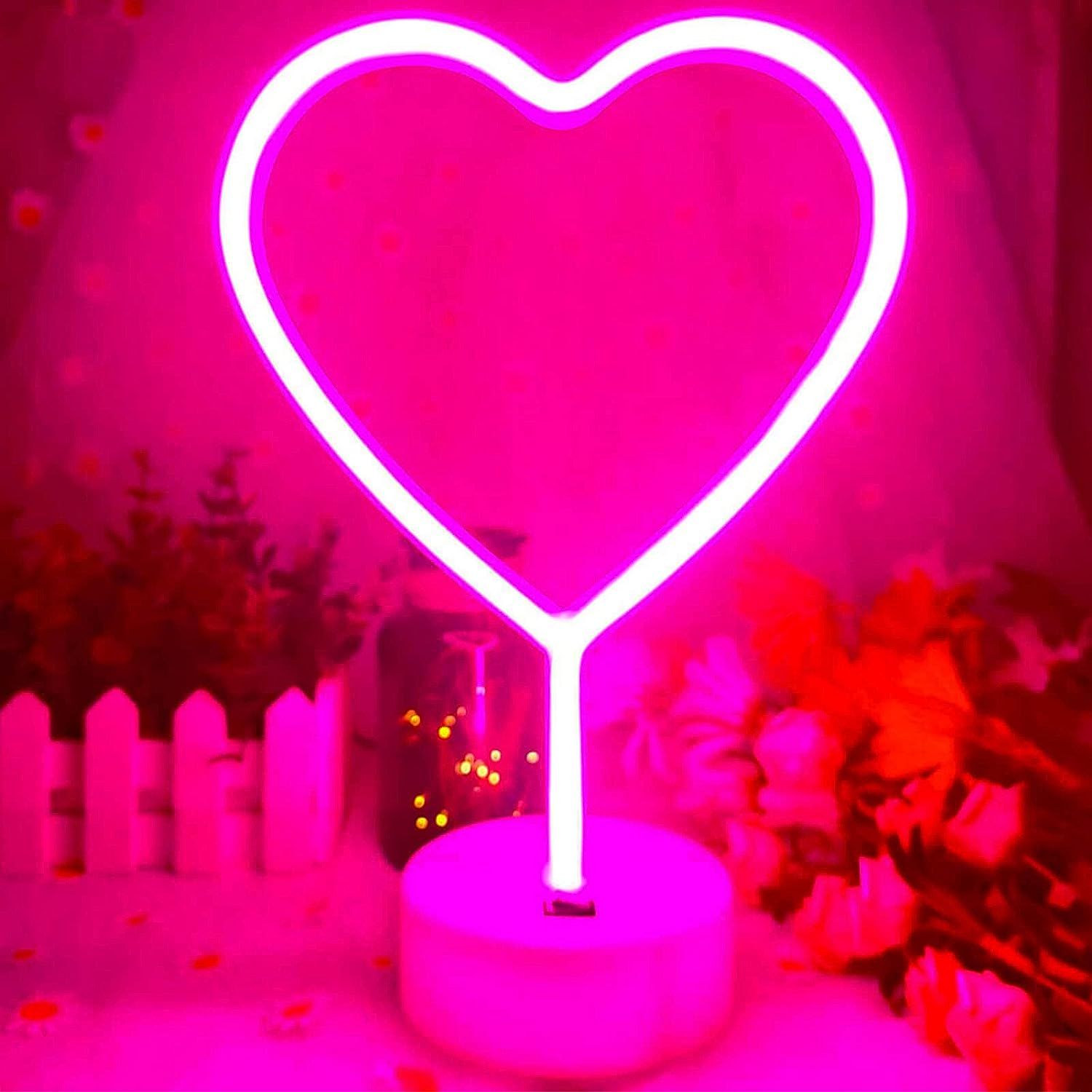 Διακοσμητικό Neon LED Φωτιστικό Καρδιά Decoration Lamp Heart 29x20x12 cm Διακοσμητικό Neon LED Φωτιστικό Καρδιά Decoration Lamp Heart 29x20x12 cm