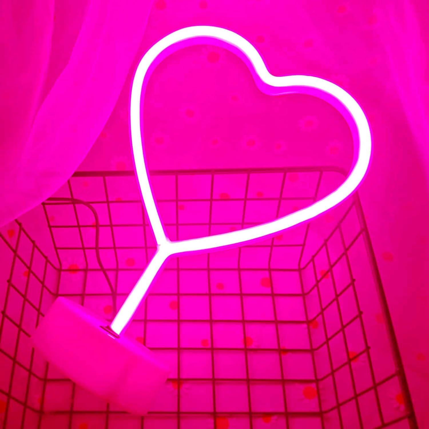 Διακοσμητικό Neon LED Φωτιστικό Καρδιά Decoration Lamp Heart 29x20x12 cm Διακοσμητικό Neon LED Φωτιστικό Καρδιά Decoration Lamp Heart 29x20x12 cm