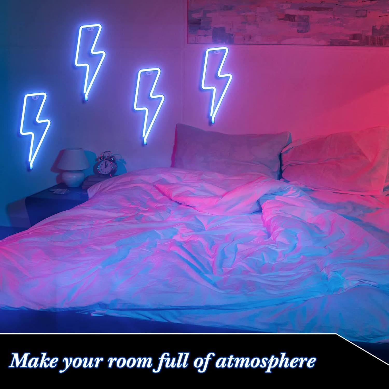 Διακοσμητικό Neon LED Φωτιστικό Κεραυνός σε Μπλε Χρώμα Decoration Lamp Lightning 32x12 cm Διακοσμητικό Neon LED Φωτιστικό Κεραυνός σε Μπλε Χρώμα Decoration Lamp Lightning 32x12 cm