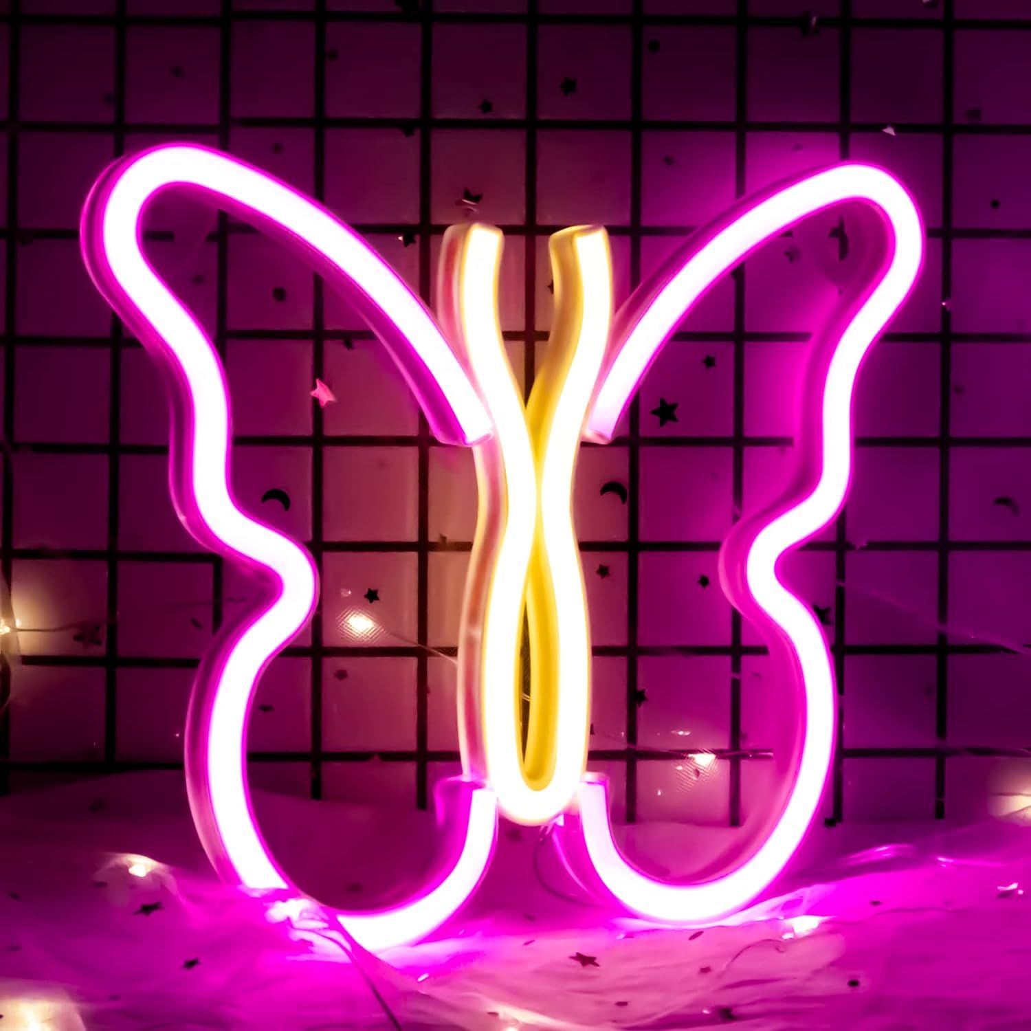 Διακοσμητικό Neon LED Φωτιστικό Πεταλούδα Decoration Lamp Butterfly 17x14 cm Διακοσμητικό Neon LED Φωτιστικό Πεταλούδα Decoration Lamp Butterfly 17x14 cm