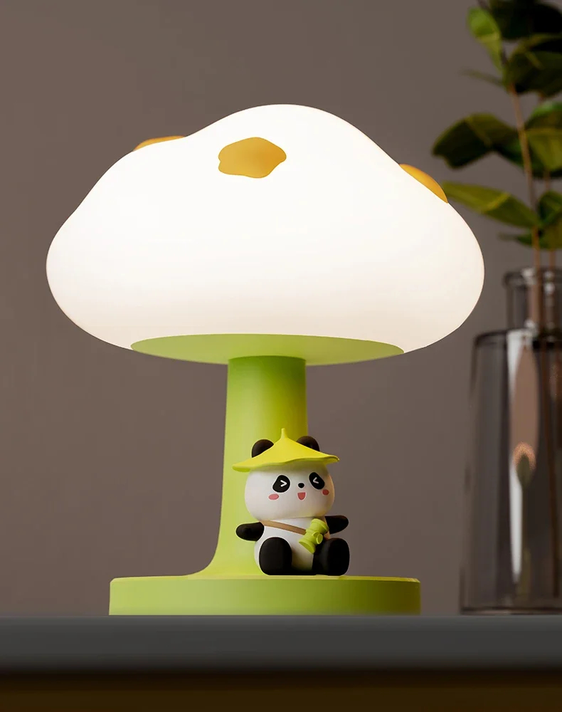 Διακοσμητικό Παιδικό Φωτιστικό Σιλικόνης με USB σε Σχήμα Μανιτάρι με Ζωάκι Πάντα - Arrango Διακοσμητικό Παιδικό Φωτιστικό Σιλικόνης με USB σε Σχήμα Μανιτάρι με Ζωάκι Πάντα - Arrango