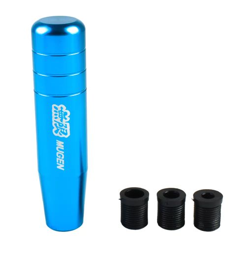 Διακοσμητικό Πόμολο Λεβιέ Ταχυτήτων Αυτοκινήτου Αλουμινίου MUGEN 13cm - Γαλάζιο Διακοσμητικό Πόμολο Λεβιέ Ταχυτήτων Αυτοκινήτου Αλουμινίου MUGEN 13cm - Γαλάζιο