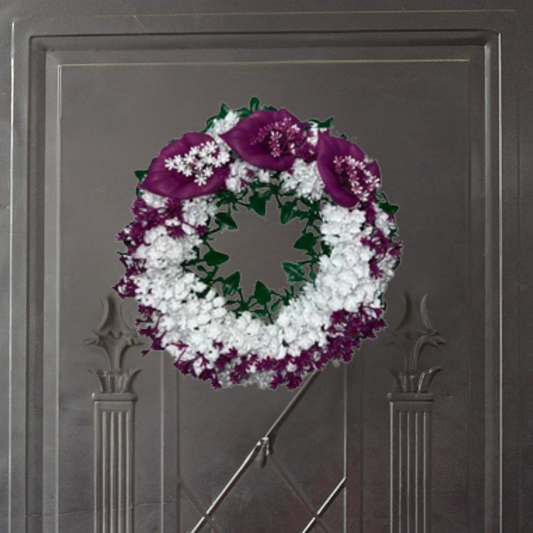 Διακοσμητικό Στεφάνι με Τεχνητά Λουλούδια 28 cm Διακοσμητικό Στεφάνι με Τεχνητά Λουλούδια 28 cm