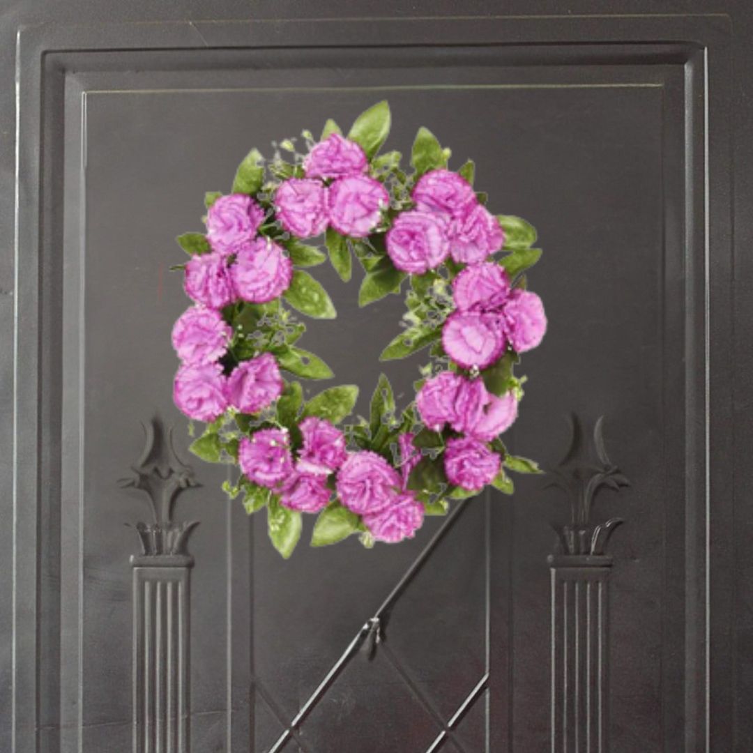 Διακοσμητικό Στεφάνι με Τεχνητά Λουλούδια 30 cm Διακοσμητικό Στεφάνι με Τεχνητά Λουλούδια 30 cm