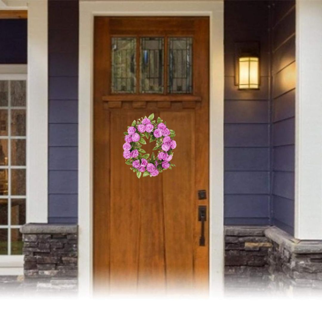 Διακοσμητικό Στεφάνι με Τεχνητά Λουλούδια 30 cm Διακοσμητικό Στεφάνι με Τεχνητά Λουλούδια 30 cm