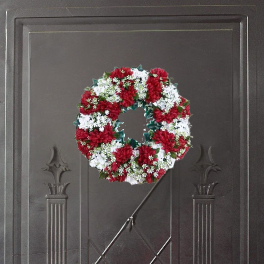 Διακοσμητικό Στεφάνι με Τεχνητά Λουλούδια 38 cm Διακοσμητικό Στεφάνι με Τεχνητά Λουλούδια 38 cm