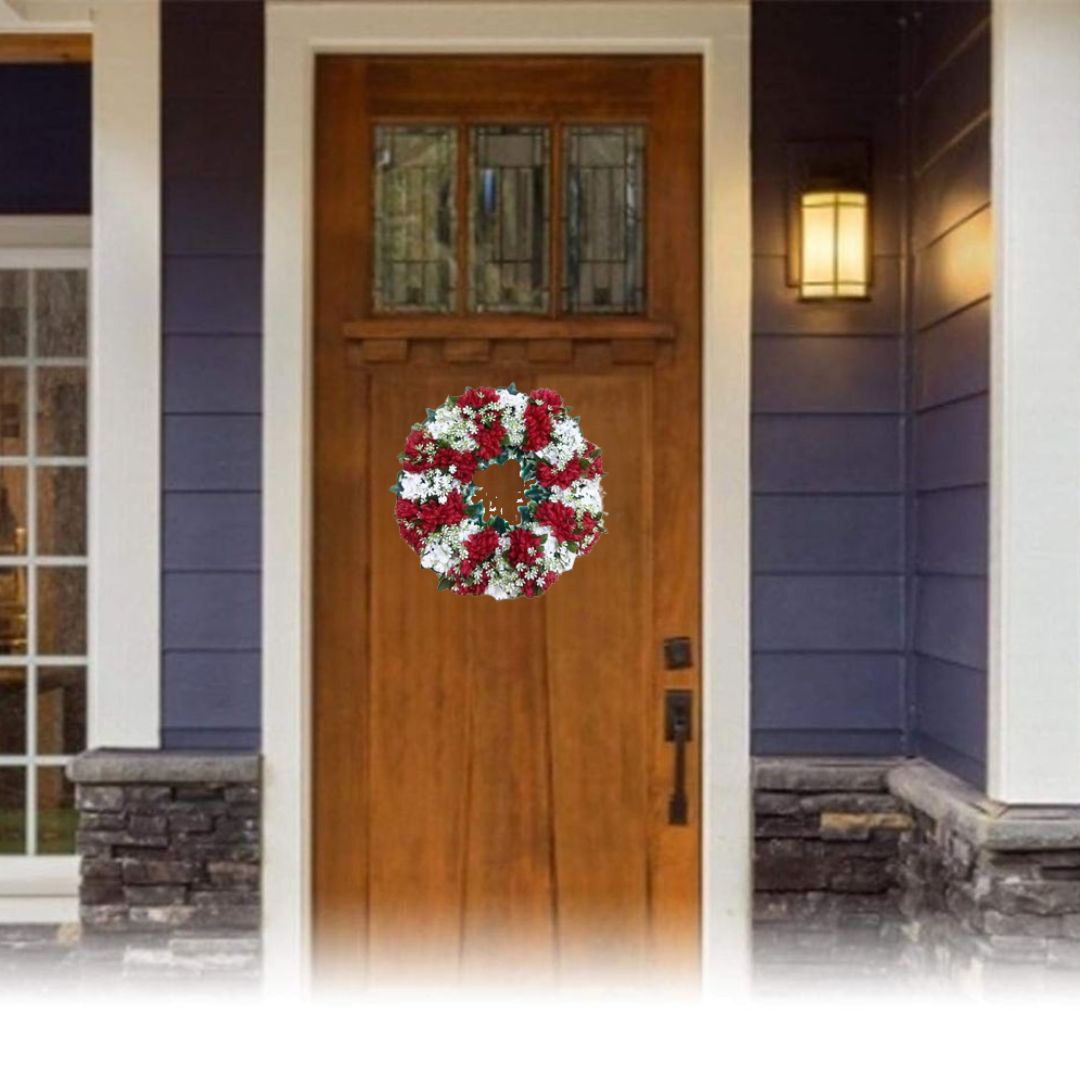 Διακοσμητικό Στεφάνι με Τεχνητά Λουλούδια 38 cm Διακοσμητικό Στεφάνι με Τεχνητά Λουλούδια 38 cm