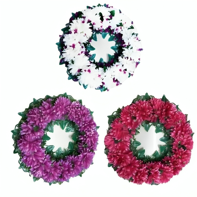 Διακοσμητικό Στεφάνι με Τεχνητά Χρυσάνθεμα 38cm Διακοσμητικό Στεφάνι με Τεχνητά Χρυσάνθεμα 38cm