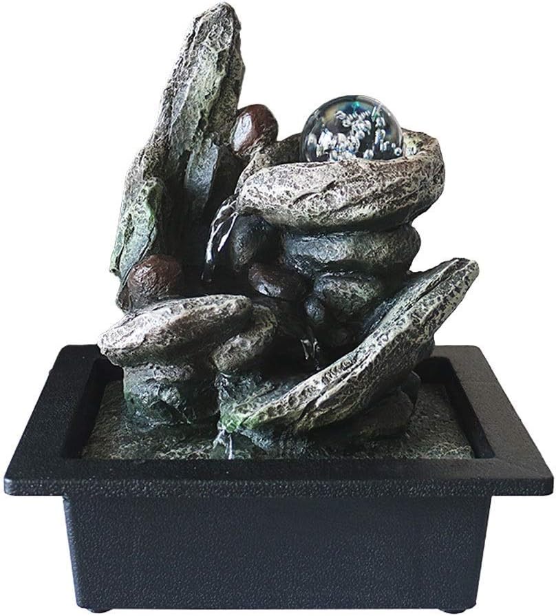 Διακοσμητικό Συντριβάνι Feng Shui με Εφέ LED Φωτισμού & Κρυστάλλινη Σφαίρα - 26 x 23 x 18 εκ Διακοσμητικό Συντριβάνι Feng Shui με Εφέ LED Φωτισμού & Κρυστάλλινη Σφαίρα - 26 x 23 x 18 εκ