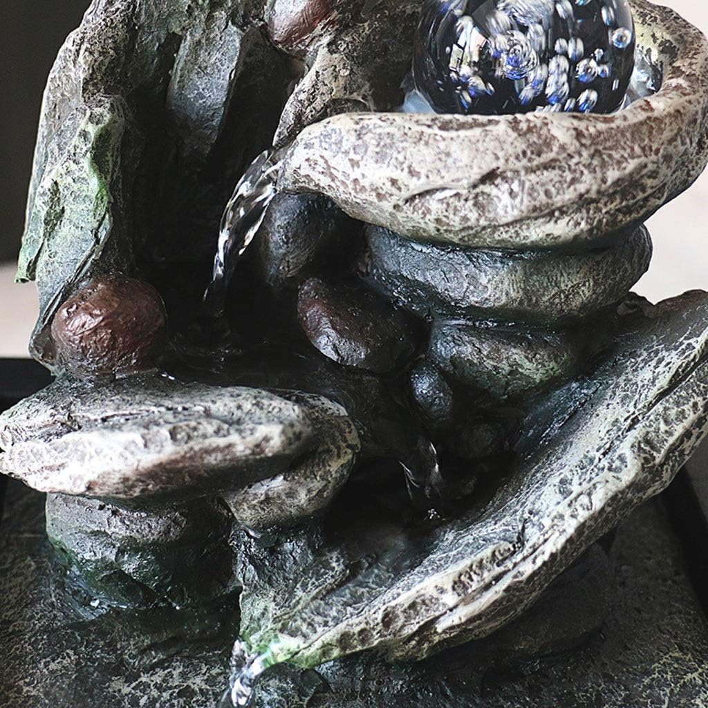 Διακοσμητικό Συντριβάνι Feng Shui με Εφέ LED Φωτισμού & Κρυστάλλινη Σφαίρα - 26 x 23 x 18 εκ Διακοσμητικό Συντριβάνι Feng Shui με Εφέ LED Φωτισμού & Κρυστάλλινη Σφαίρα - 26 x 23 x 18 εκ