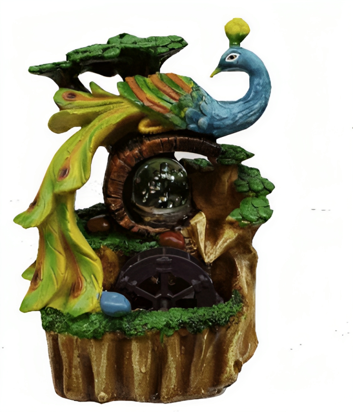 Διακοσμητικό Συντριβάνι Feng Shui Παγόνι - Έρωτας Μακροζωία και Τύχη - 19 x 15 x 27 εκ Διακοσμητικό Συντριβάνι Feng Shui Παγόνι - Έρωτας Μακροζωία και Τύχη - 19 x 15 x 27 εκ