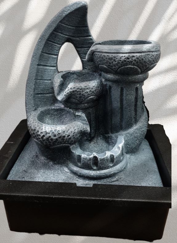 Διακοσμητικό Συντριβάνι - Καταρράκτης Τρεχούμενου Νερού Feng Shui με Εφέ LED Φωτισμού & Κρυστάλλινη Σφαίρα Διακοσμητικό Συντριβάνι - Καταρράκτης Τρεχούμενου Νερού Feng Shui με Εφέ LED Φωτισμού & Κρυστάλλινη Σφαίρα